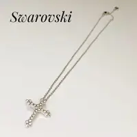 在飛比找蝦皮購物優惠-SWAROVSKI 施華洛世奇 項鍊 十字架 銀色 顏色 日