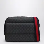 [GUCCI] Black GG Supreme fabric shoulder bag One size Black