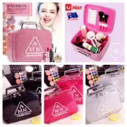 Women Fashion Sparkling Make Up Bag Portable Case Cosmetics Storage Box PU Crust