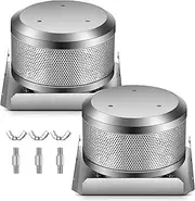 2 Pcs Patio Heater Burning Net and Base 4-Sided Pyramid Heater Replacement Parts Burner Emitter Screen Patio Heater Emitter Screen Replacement for Most Square Glass Heater Outdoor Heater