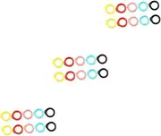 3sets Scissors Silicone Ring Silver Barber Hair Shears Protector Ring Adjustable Pet Grooming Scissors Hair Shear Finger Rings Size Grips Shear Finger Ring Inserts Gold 10pcs*3