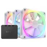 NZXT F120 RGB Fan 120mm PWM White Triple Pack