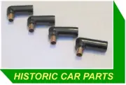 Austin A40 Cambridge 1200 cc 1.2 lt 1954-56 - SUPPRESSED ANGLED PLUG CAPS x 4