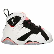 Nike Toddler Jordan 7 Retro 'Hot Lava' White/Black Sz 5 705418-106
