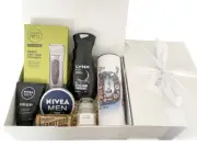 Dads birthday Gift Hamper Present With Tumbler & Beard & Hair Trimmer