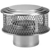 7" Round HomeSaver Pro 304-SS Stainless Guardian Cap - 13882
