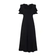 [Chloe] Chloe-Black Silk Long Dress-Donna 38 FR
