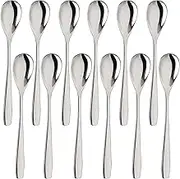 Egg Spoons for Soft Boiled Eggs Set of 12 Stainless Steel Spoons for Coffee, Tea, Dessert