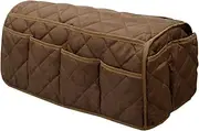 Labymos Sofa Armrest Storage Bag with 14 Pockets Non-Slip Sofa Armrest Storage Organizer Sofa Armchair Caddy Armrest Covers Armchair Storage Bag for Phone Magazines TV Remote Control