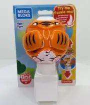 NOC Mega Bloks First Builders Peek A Blocks Orange Tiger Fisher Price 2019