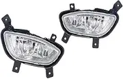 Vuzmode Front Light Assembly Assy, for Kia, for Rio, for K2, for Sedan 2012-2015 Car Light Fog Lamp Car Driving Front Bumper Driving Lamp Fog Light Headlights Lamp Assembly Auto Front Bumper Fog Light