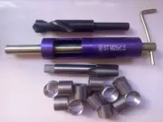 1Set M20.0 x 1.5mm Thread Repair Kit Tap and Drill bit Insert tool New