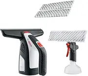 Home & Garden Bosch GlassVAC Cordless Window Vac Solo Plus (Window Vac + 266mm Blade Head, Spray Applicator with 3 x Microfibre Cloths)