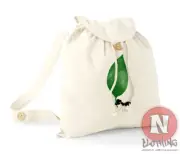 Ant backpack nature beach holiday school college organic cotton day bag