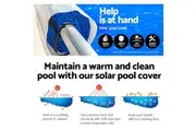 Pool Cover Solar Blanket Swimming Pool Roller Covers Bubble 8M X 4.2M