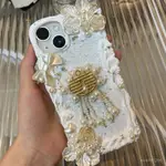 DIY新婚款喜字手作蘋果透明手機殻14IPHONE13材料包奶油膠 AZ50