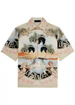 Amiri Cherub Printed Silk Shirt - Multicoloured - S S