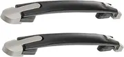 BESPORTBLE 2pcs Ergonomic Suitcase Handle Repair Kit with Combination Lock Replacement Parts for Travel Bags Luggage Easy Installation Comfortable Grip for Secure Carrying