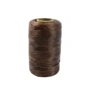 1 Single Spool Brown Sinew Waxed Beading Craft Poly Thread Artificial Wax Sinue
