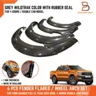 GRAY GREY WILDTRAK FENDER FLARES ARCHES FIT FORD RANGER T6 2015-2018 RUBBER SEAL