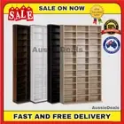 CD DVD Storage Shelf Bluray Media Book Cabinet Rack Unit Bookshelf Cupboard New