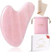 Gua Sha Massage Tool, Real Jade Gua Sha Stone Face Jawline Muscle Sculptor, Faci