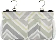 Amooorous Bedside Organizer Bed Organizer Hanging Pocket Bag for Remotes Phone,College Dorm,Camp,Baby Bed Rails Colorful Design Geometric Stripes