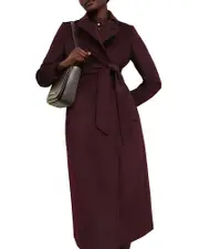 Hobbs London Livia Wool Belted Coat