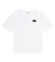[Dolce & Gabbana Kids] Dolce & Gabbana Kids Logo cotton jersey T-shirt Y 14 white