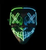 TWO-TONED LED El PURGE MASK ASSORTMENT PINK and WHITE