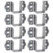 8pcs Anti Slip Brackets Bed Frame Lock Metal Clamps Bed Frame Support for Home