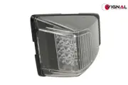 Indicator lamp, side R (glass colour: transparent, LED, with socket; with wir
