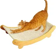 Cat Scratcher Bed - Cat Sisal Lounge Chair, Sisal Cat Scratcher, Elevated Sisal Bed, Cat Scratch Pad, Reusable Sisal Cat Scratching Ramp for Pets, Cat Scratch Board for Indoor Cats