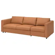 VIMLE 3-seat sofa-bed, Grann/Bomstad golden-brown
