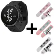 Suunto Race S GPS Watch (BLK) + R&N Strap Edition