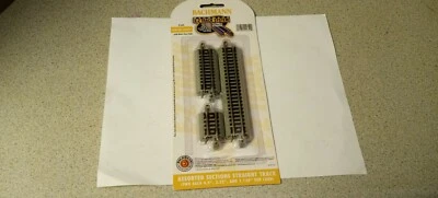 BACHMANN N SCALE EZ TRACK ASSORTED STRAIGHT TRACK 4.5"/2.25"/1.125"...6...#44829