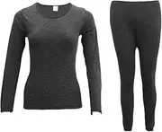 [Zmart Australia] New Women's 2PCS SET Merino Wool Top Pants Thermal Leggings Long Johns Underwear