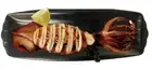 Melamine Rectangular Long Plates Set Appetizer Japanese Sushi Sashimi BBQ Black