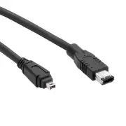 10 Pack of 6ft 6-pin to 4-pin Firewire IEEE 1394A Cable - 6 Feet