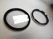VEGLIA CHROME BEZEL KIT 88MM GLASS 1975 NORTON COMMANDO MKIII & LATE TRIUMPH 850