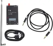 domoi FM Transmitter Stereo Input 500mW FM Transmitter Type C Port for Parking Lot Black Plastic FM Transmitter
