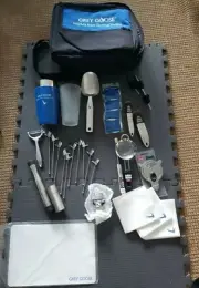 NEVER USED Grey Goose Vodka Custom Bartender Mixologist Pro Serving Tool Kit Bag
