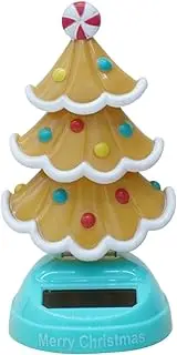 Solar Dancing Christmas Tree - Solar Swinging Tree | Swinging Bobble Toy for Car Decoration, Parties Ornament, Home Desk Decoration