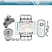 Full Gasket Set & Timing Chain Kit Water Pump 99-06 For GMC Chevy 1500 4.3L