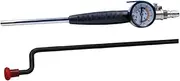 QLPQASCU Tire Inflator Rod with Pressure Gauge Quick Inflation Sturdy Air Pump Nozzle for