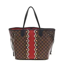 在飛比找Yahoo奇摩購物中心優惠-LV N40047經典Neverfull MM Damier