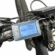 Electric Bicycle 24/36/48V Intelligent JN-G51 Display E-Bike LCD Control Panel with Protective Case Waterproof Plug Accessories Cycling Computer Ebike Color Display Modification Accessories