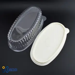 愛廚房~SD-007 乳酪蛋糕盒/ 塑膠透明蛋糕盒 5入 橢圓蛋糕盒 起司蛋糕