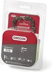 Oregon R28 AdvanceCut Replacement Chain for 6" Pole Saws & Chainsaws, 28 Drive Links, Pitch: 3/8" Low Profile, .043" Gauge