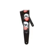 Leather Guitar Strap Skull Heavy Metal D'Addario Alchemy Gothic Collection